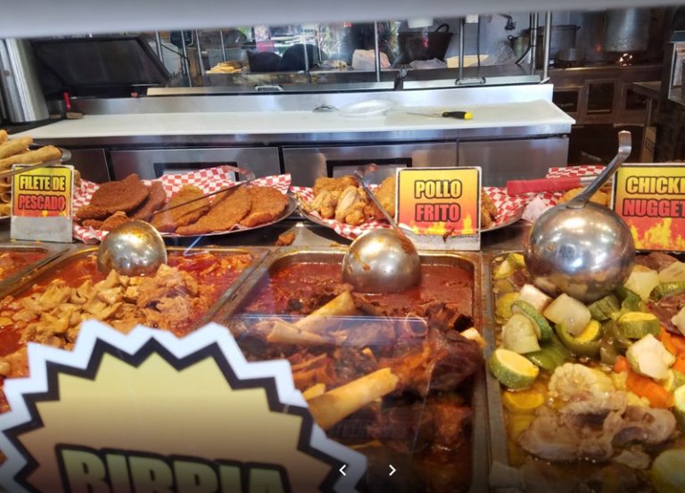 mexican food cour and patio Los Angeles