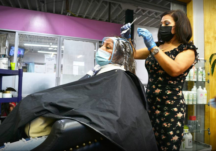 Beauty salon hispanic in los angeles