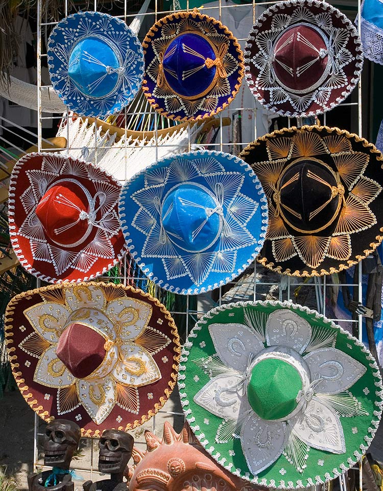 Mexican hats and sombreros